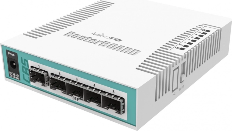 Stikalni usmerjevalnik v oblaku CRS106 s SFP