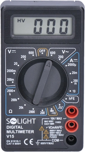 Solight digital multimeter with diode test and buzzer