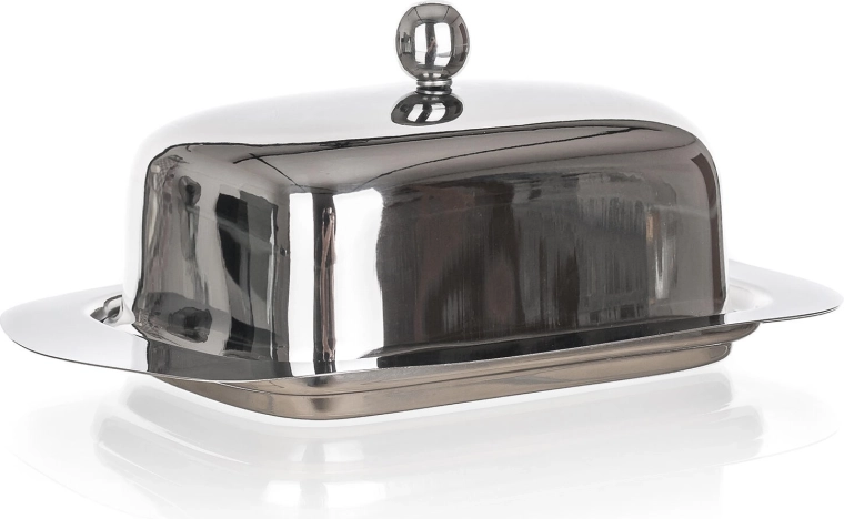 Maslenica iz nerjavečega jekla AKCENT 18,5 × 12,5 × 8,5 cm