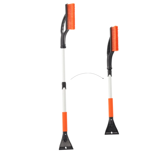 Teleskopski strgalnik z metlico za sneg 82–106 cm