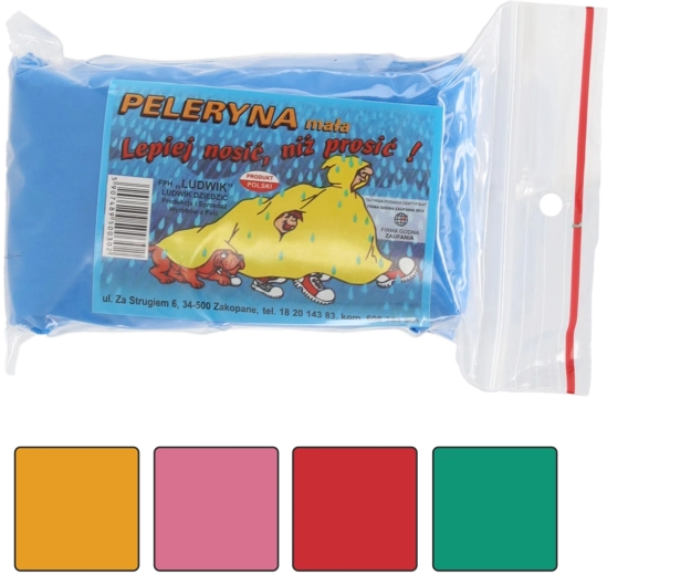 Otroški dežni plašč s kapuco, univerzalna velikost