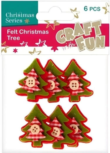 Filcni božični okrasek – smrečica