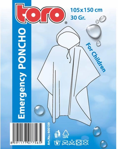 Otroško pončo pelerina TORO