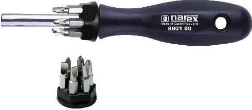 Magnetni izvijač z 12 nastavki