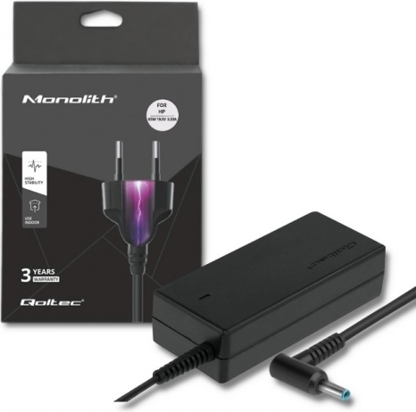 Omrežni adapter za HP 65 W, 19,5 V, 3,33 A, priključek 4,5 × 3,0 mm s pinom