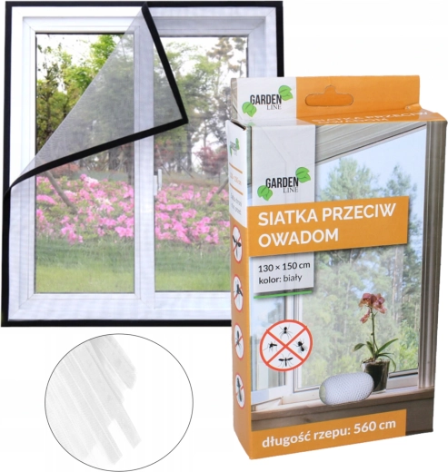 Bela mreža proti mrčesu za okno 150 × 180 cm