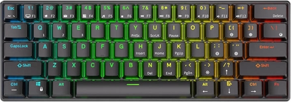 Mehanska tipkovnica Royal Kludge RK61 RGB z rdečimi stikali