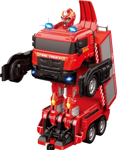 Prava gasilska akcija z vodnim topom