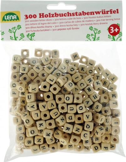 Lena lesene črke abeceda 300 kos