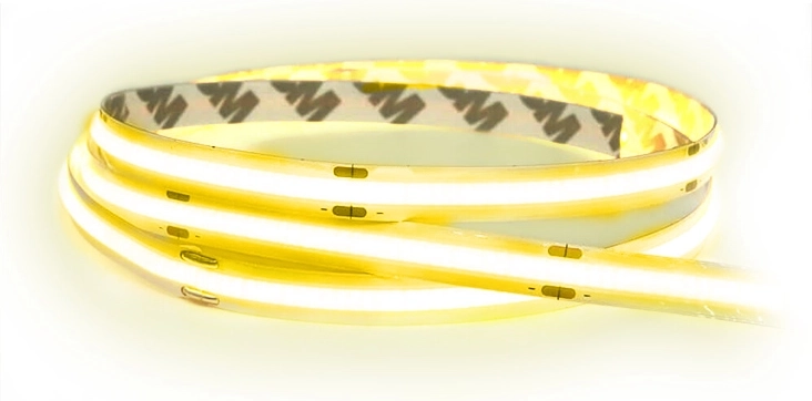 Solight LED COB svetlobni trak 5 m, 10 W/m, 1000 lm/m, CRI > 90, IP44, topla bela