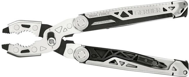 Gerber Dual Force multifunkcijske klešče, 12 funkcij z najlonskim etuijem