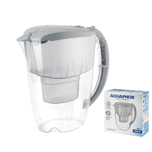 Aquaphor Simple filtrirni vrč 2,8 l siv