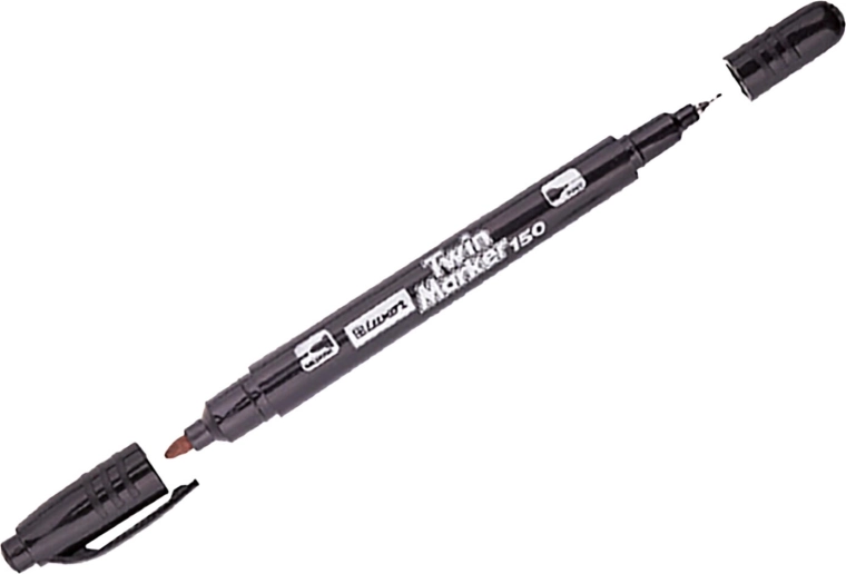 Permanentni označevalnik LUXOR 3011 črn