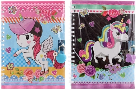 Key-Locked Unicorn Notebook