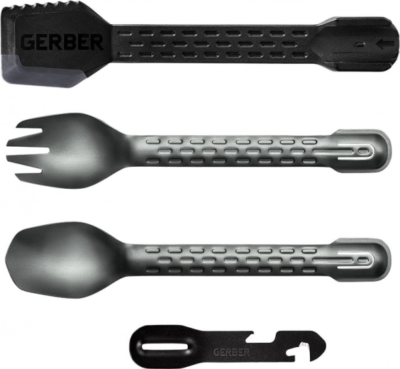 Gerber ComplEAT Cook Eat Clean Tong Onyx – večnamenski outdoor pribor