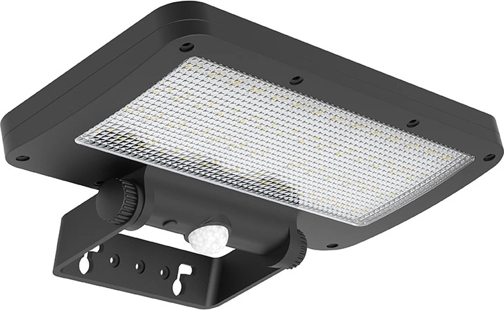 Solight LED solarni zunanji reflektor s senzorjem 5 W 500 lm 4000 K črn