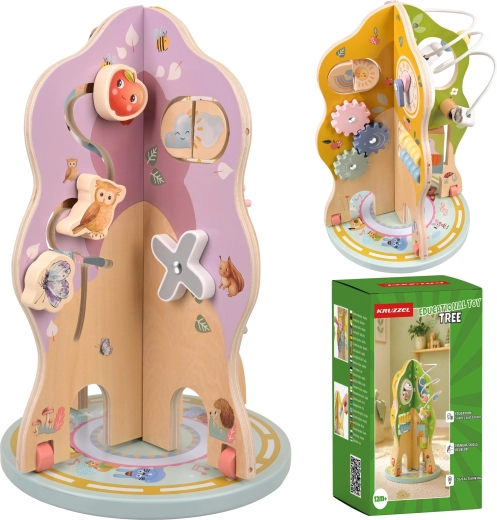 Kruzzel Educational Wooden Tree 10-in-1