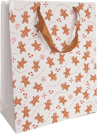 Gift paper bag gingerbread 26 × 12 × 32 cm