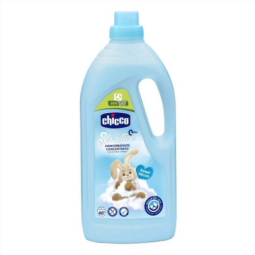 Chicco koncentrirani mehčalec Baby Sensitive Sladki puder 1,5 l, 60 pranj