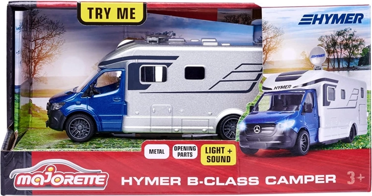 Majorette Hymer B-Class avtodom 19 cm z lučmi in zvoki