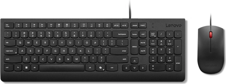 Lenovo Essential Wired Combo tipkovnica in miška (US 103P)