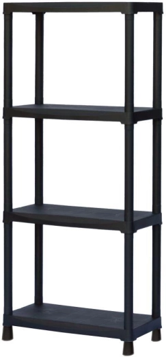 Plastični regál 600 × 300 × 1330 mm, 4 police