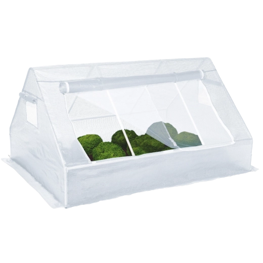 majhen bel vrtni rastlinjak 180 × 140 × 94 cm