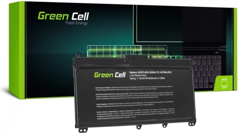 Baterija za HP Pavilion 15-CC / 14-BP / 14-BF / 14-BK / 15-CD / 15-CK / 17-AR 11,55 V 3,6 Ah GREEN CELL