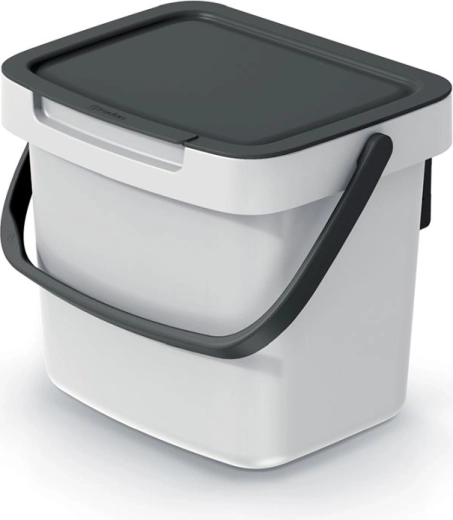 Smetnjak Systema Q Collect 3 l pepelnat s črnim pokrovom