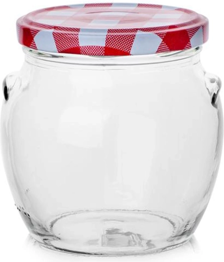 Kozarec za vlaganje z navojnim pokrovom TORO Amfora 520 ml