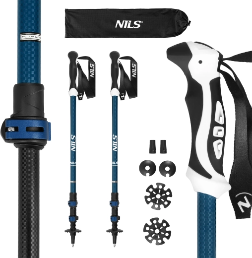 Trekking palice NILS TK8601 modre