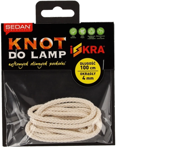 Bombažni okrogli stenj 4 mm × 1 m ISKRA