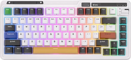 Brezžična mehanska tipkovnica Royal Kludge K75 Pro RGB z zamenljivimi (hot-swap) stikali