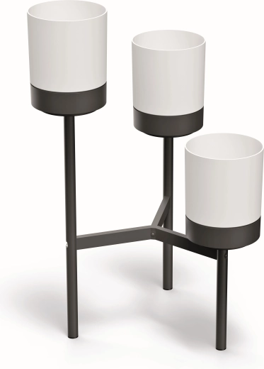 Stojalo za rože Bloomie Stand, belo, 54 cm