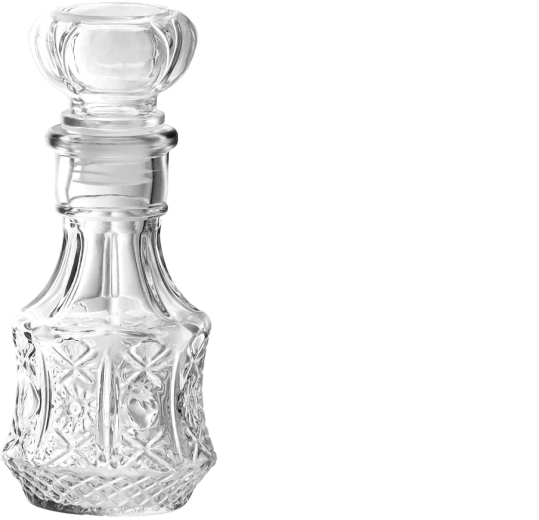 Steklena karafa 250 ml s zamaškom