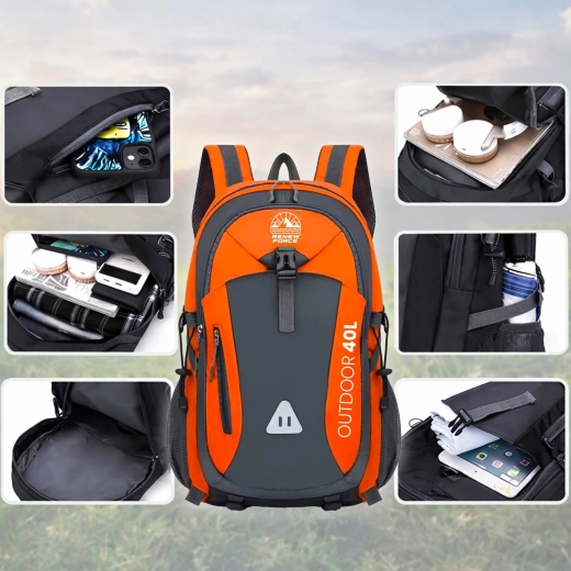 40 l capacity and well-organized compartments
