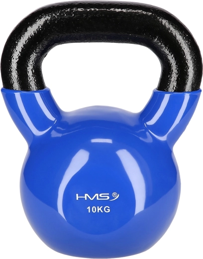 Kettlebell HMS 10 kg z vinilno prevleko