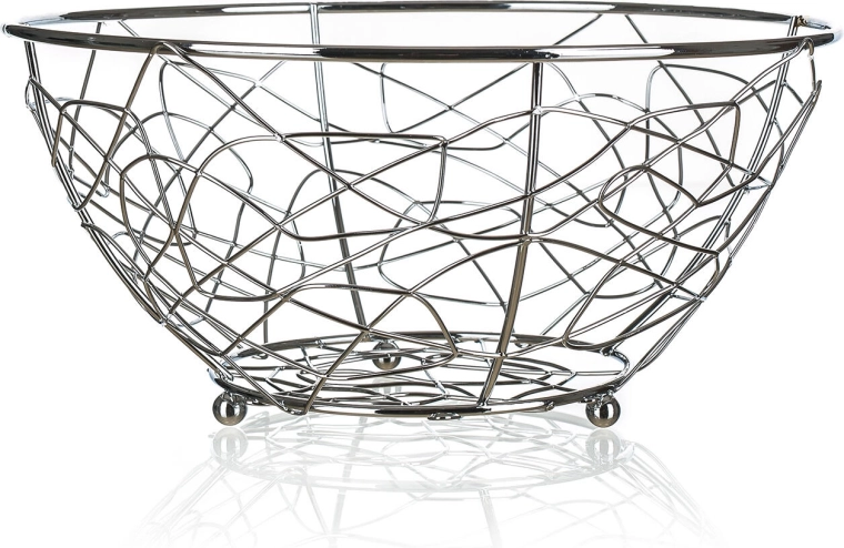 Žičkasta košara za sadje Banquet Vanity 23 cm krom