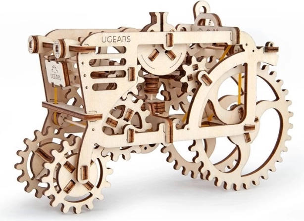 Lesene mehanske 3D sestavljanke traktor UGEARS (97 kosov)