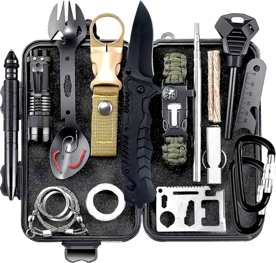 Vojaški survival komplet za naravo (nova različica)