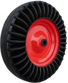 Polno kovinsko kolo 400 mm z igličnim ležajem in pestom 20 mm