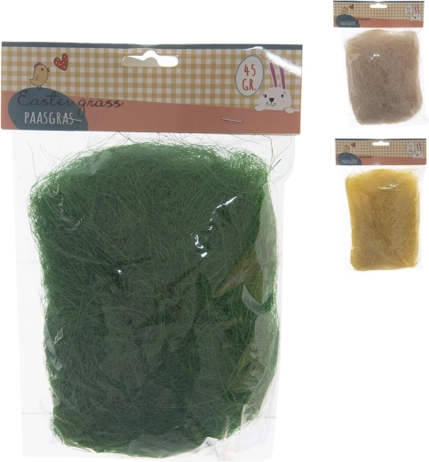 Decorative wooden grass 45 g (mix of 3 colors)