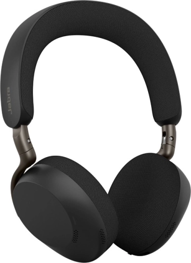 Jabra Evolve3 75 UC z brezžičnim donglom Link 390a, črne, z brezžičnim polnjenjem