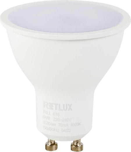 Retlux GU10 9 W 4000 K LED Bulb
