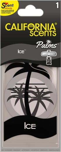 Hanging Air Freshener California Scents Palms Ice