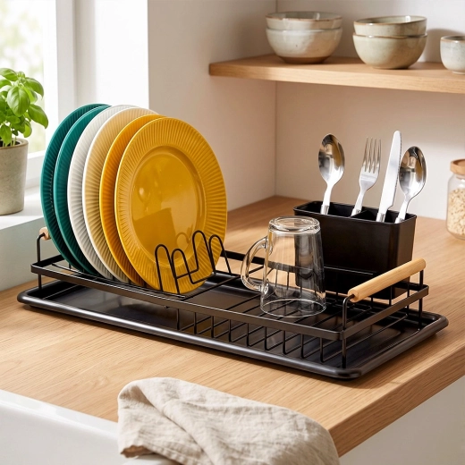 Clear drying for plates and mugs