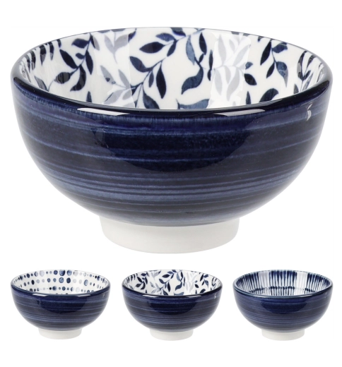 Porcelanasta skodelica Blue Bay 9,5 cm iz porcelana New Bone