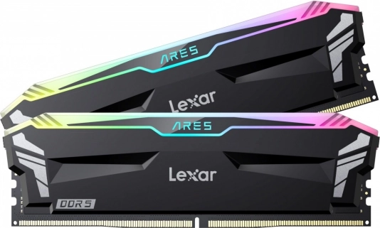Pomnilnik LEXAR ARES DDR5 RGB 32 GB (2×16 GB) 7200 MHz črna