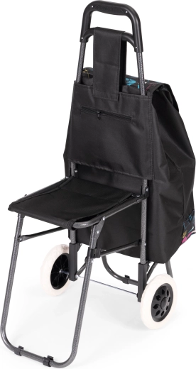 Folding seat for on-the-go rest