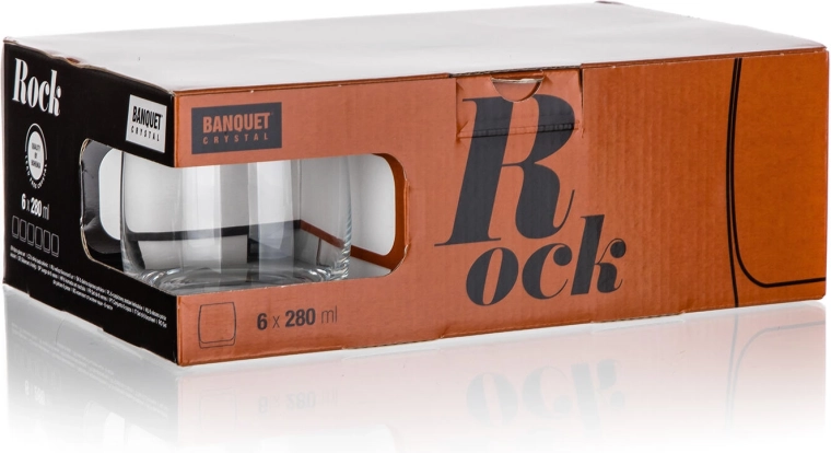 Praktičen komplet 6 kozarcev 280 ml